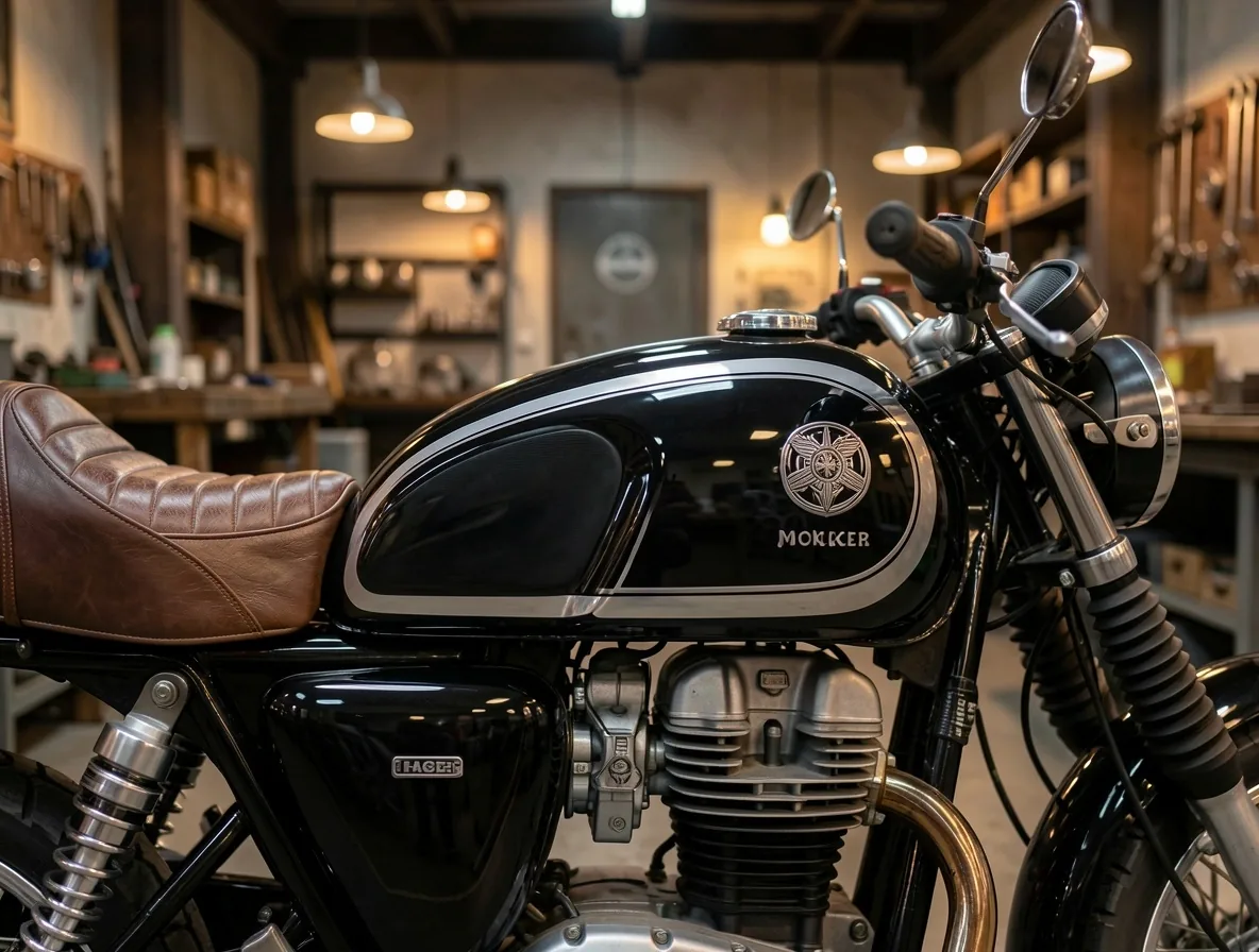 Klasyczny motocykl w archiwum technicznym Dilorian