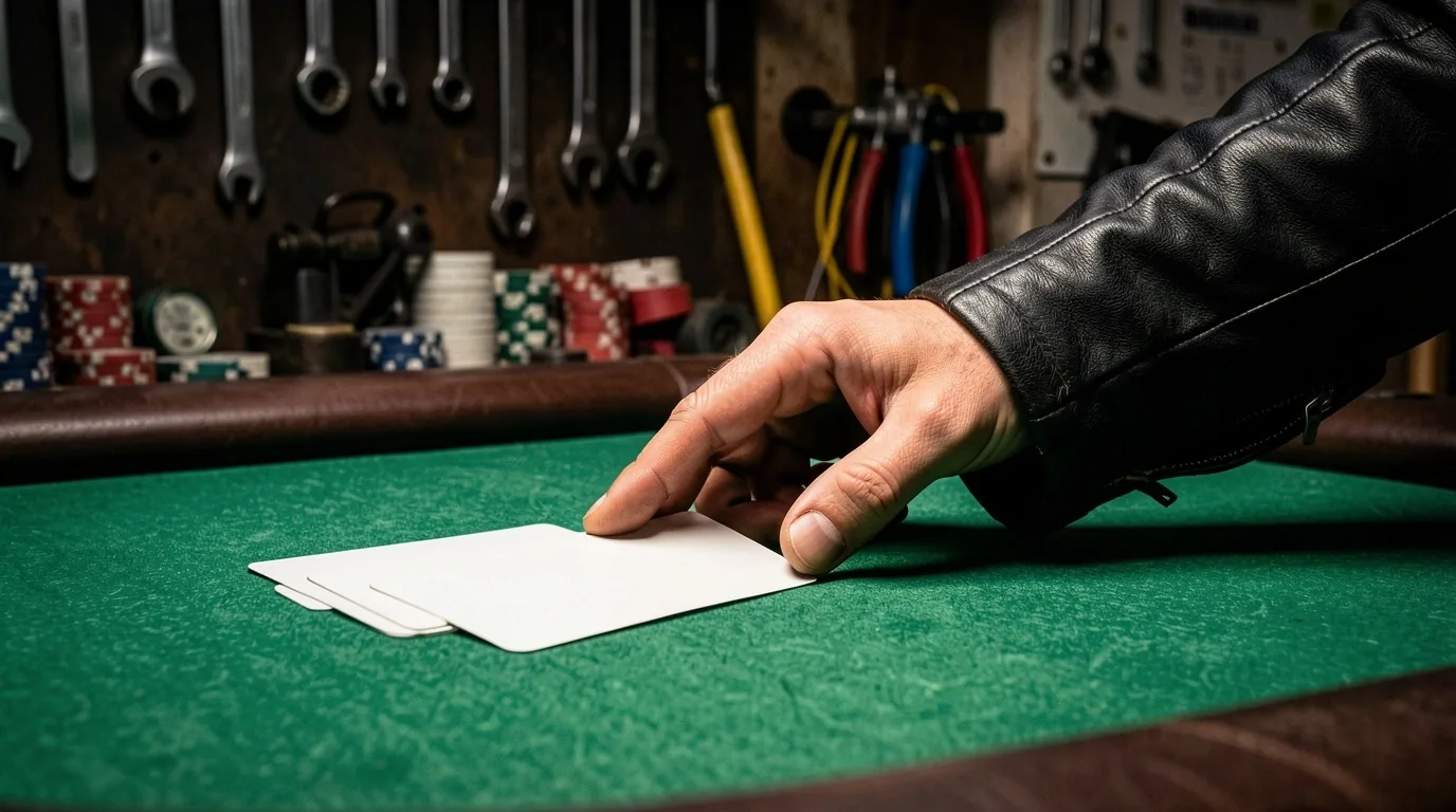 Stół pokerowy w klubie Dilorian