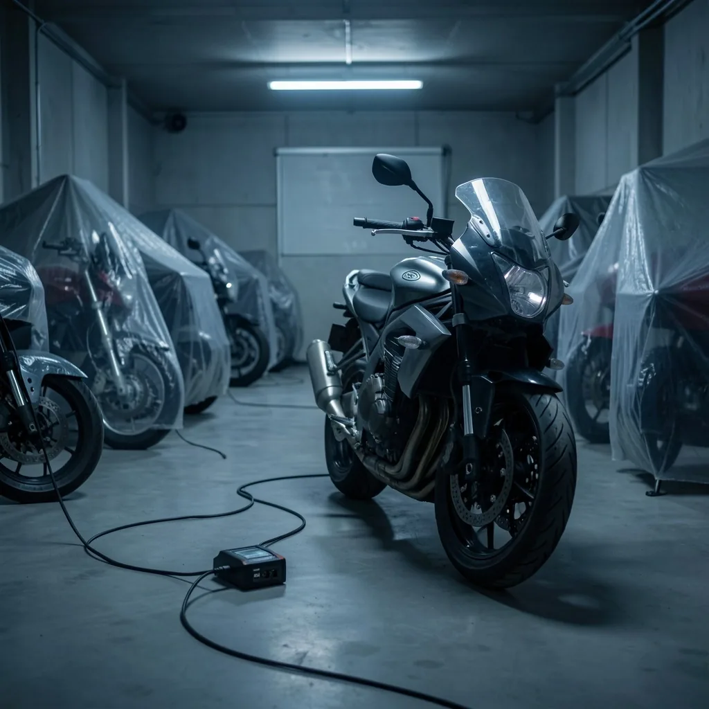 Motocykl w pakiecie zimowania w warsztacie Dilorian Kraków