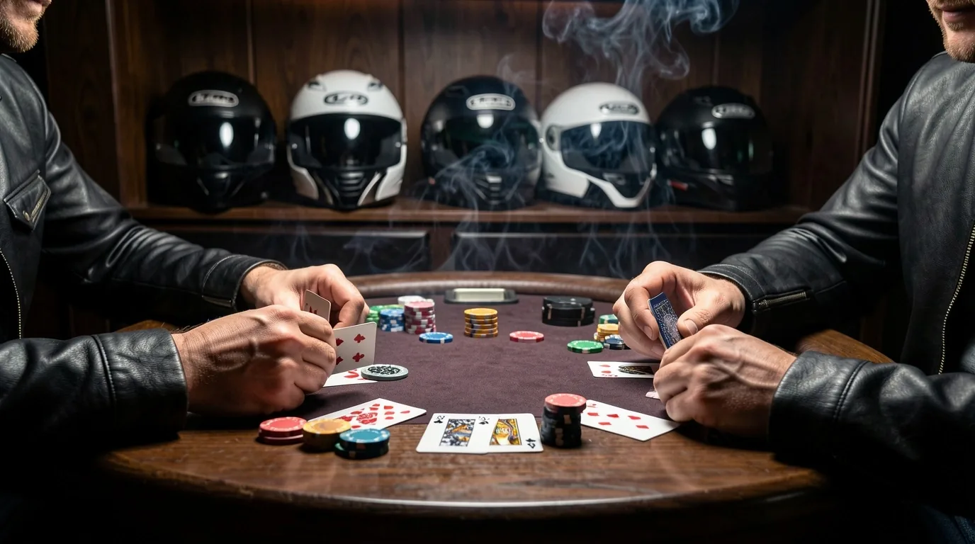 Stół pokerowy w klubie Dilorian w Krakowie
